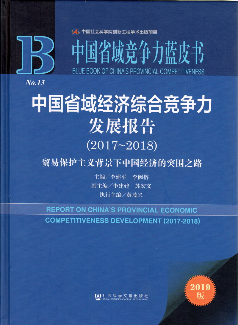 插骚逼色中国省域经济综合竞争力发展报告（2017-2018）